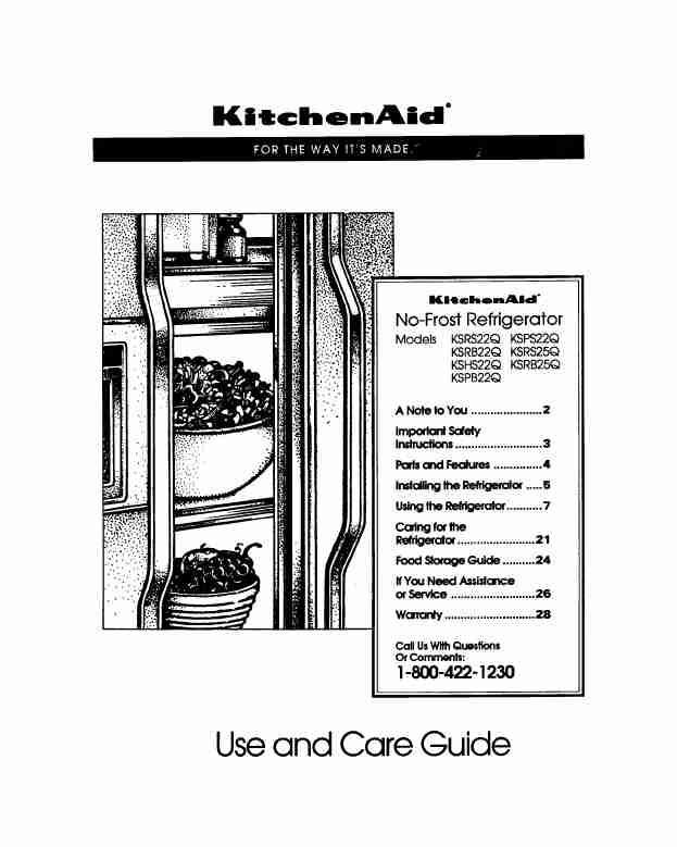 KitchenAid Refrigerator KSPB22Q-page_pdf